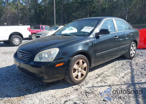 2007 Kia Optima Lx из США, поврежденный, VIN KNAGE123X75111498